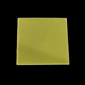 20 mm x 20 mm x 0.5 mm YAG(Ce) Scintillation Crystal, Double Sides Polished