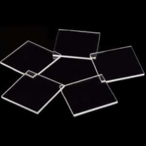 20 mm x 20 mm x 0.5 mm YAP(Ce) Scintillation Crystal, Double Sides Polished